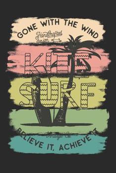 Paperback Kitesurf Gone with the wind Notebook: Kitesurf 6x9 inch Dot Grid Notebook Book