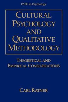 Paperback Cultural Psychology and Qualitative Methodology: Theoretical and Empirical Considerations Book