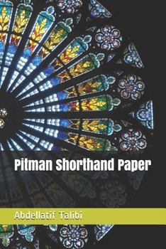 Paperback Pitman Shorthand Paper Book