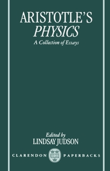 Paperback Aristotle's Physics: A Collection of Essays Book
