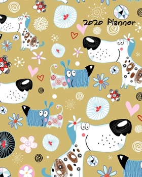 Paperback 2020 Planner: 8"x10" Daily and Weekly Agenda Planner and Organizer V6 Book