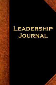 Paperback Leadership Journal Vintage Style: (Notebook, Diary, Blank Book) Book