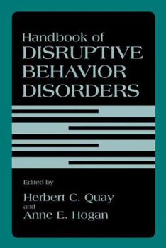 Paperback Handbook of Disruptive Behavior Disorders Book