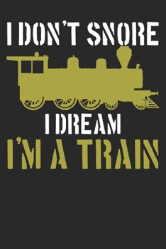 Paperback Notebook: Trains Dot Grid 6x9 120 Pages Book