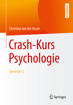 Paperback Crash-Kurs Psychologie: Semester 2 [German] Book