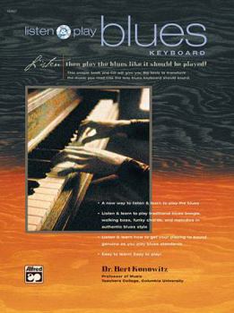 Paperback Listen and Play Blues Keyboard: Book & CD Book