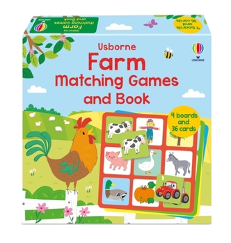 Usborne Farm Matching Games - Book  of the Matching Games and Book