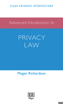 Paperback Advanced Introduction to Privacy Law Book