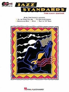 Paperback Jazz Standards for Easy Guitar Book