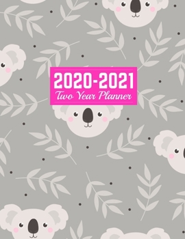 Paperback 2020-2021 Two Year Planner: Neat Calendar Year Vision Planner (January 2020 - December 2021) - Monthly and Weekly Schedule Organizer and Journal - Book