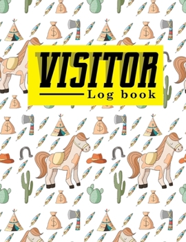 Paperback Visitor Log Book: Visitor Entry Register Format, Visitor Sign In System, Visitor Register Format, Visitors Register Book, For Signing In Book