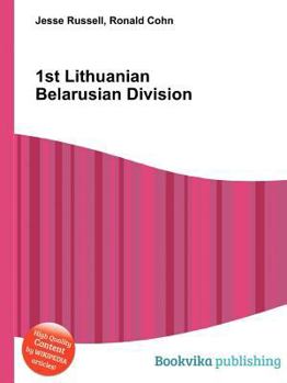 Paperback 1st Lithuanian Belarusian Division Book