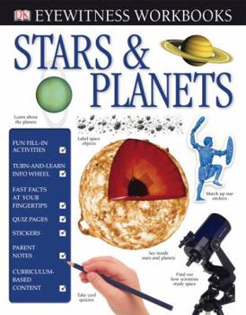 Paperback Stars & Planets Workbook [With Stickers] Book