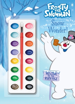 Paperback Frosty the Snowman: Snow Wonder! [With Paint] Book