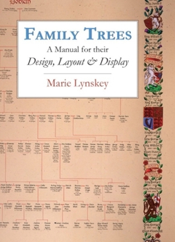 Paperback Family Trees: A Manual for Their Design, Layout & Display Book