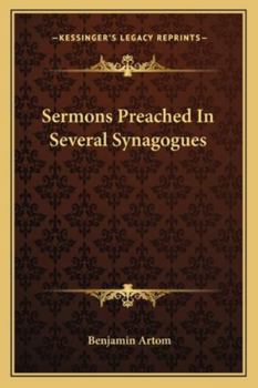 Paperback Sermons Preached In Several Synagogues Book