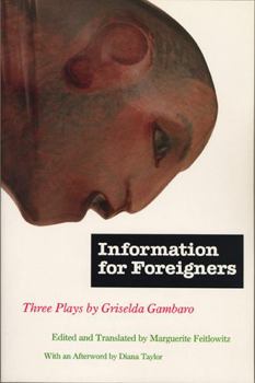 Paperback Information for Foreigners: Three Plays Book