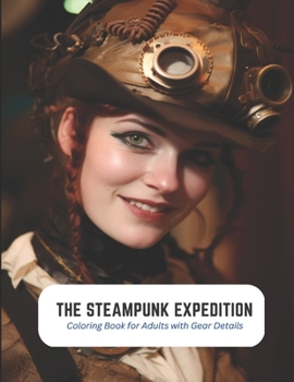 Paperback The Steampunk Expedition: Coloring Book for Adults with Gear Details Book