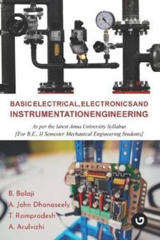 Paperback Basic Electrical, Electronics and Instrumentation Engineering Book