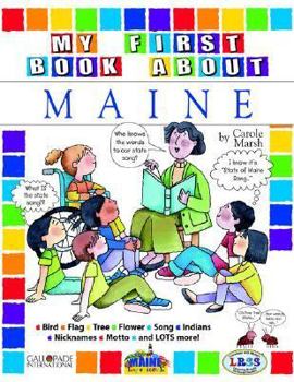 Paperback My First Book about Maine! Book