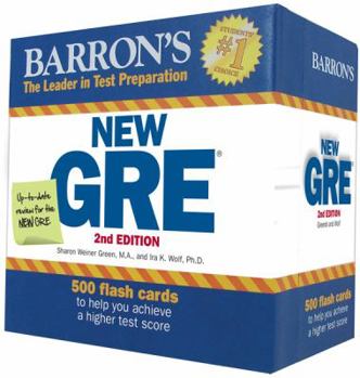 Barron's New GRE Flash Cards, 2nd Edition