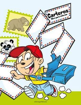 Paperback Carteros libro para colorear 1 [Spanish] Book