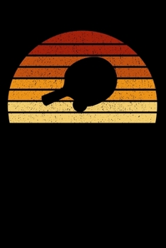 Table Tennis Player Notebook: Vintage Sunset Table Tennis 6 x 9 Dotted Dot Grid Journal Gift For Table Tennis Players And Ping Pong Lovers (108 Pages)