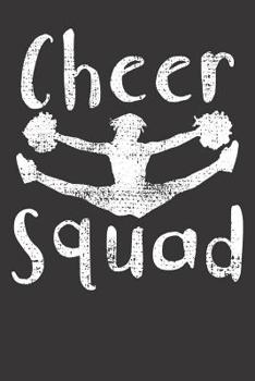 Notebook: Dot Grid Dotted 6x9 120 Pages Cheer Squad Team Cheerleding Gift Football Vintage