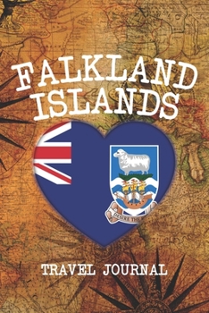 FALKLAND ISLANDS: 6x9 Travel planner I Road trip planner I Dot grid journal I Travel notebook I Travel diary I Pocket journal I Gift for Backpacker