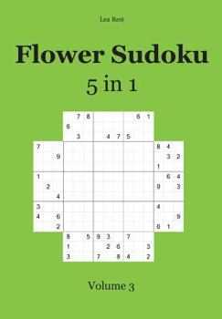 Paperback Flower Sudoku: 5 in 1 Volume 3 Book