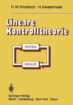 Paperback Lineare Kontrolltheorie [German] Book
