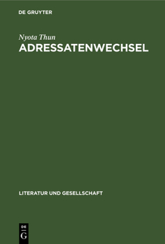 Hardcover Adressatenwechsel: Literarische Kommunikation in Sowjetrußland (1917-1930) [German] Book