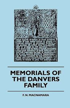 Paperback Memorials Of The Danvers Family Book