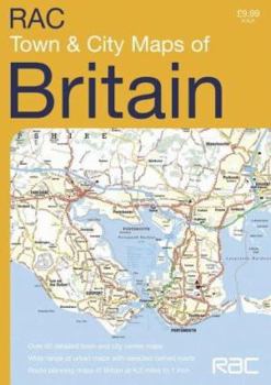 Paperback RAC Town and City Maps Britain Book