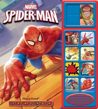 Board book Marvel Spider-Man: Lift-A-Flap Sound Book [With Battery] Book