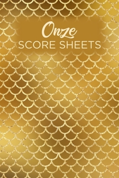 Onze Score Sheets: A pad of scoresheets: Perfect for scorekeeping: Mermaid scale cover