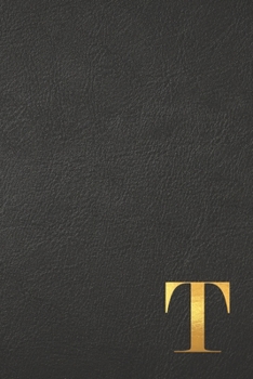 T: Executive Monogram Initial To Do List Notebook | Daily Checklist Planner