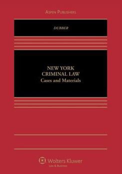 Hardcover New York Criminal Law: Cases and Materials Book