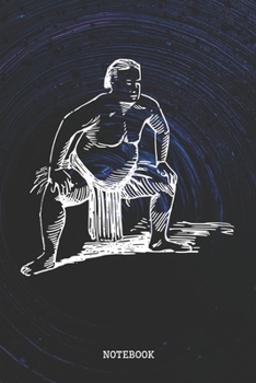 Paperback Notebook: Sumo Sport Training Artwork Sumo Martial Arts Planner / Organizer / Lined Notebook (6" x 9") Book