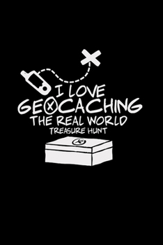 I love geocaching: 6x9 Geocaching | lined | ruled paper | notebook | notes