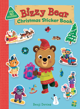 Paperback Bizzy Bear: Christmas Sticker Book