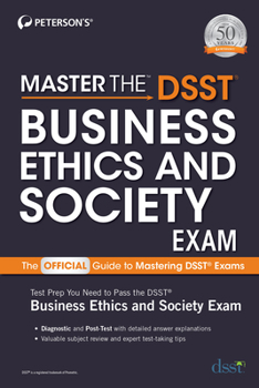 Paperback Master the Dsst Business Ethics & Society Exam Book