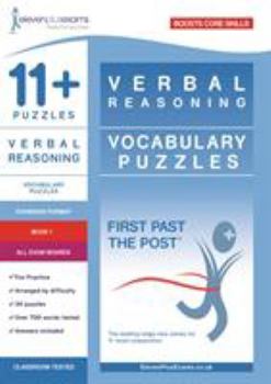 Paperback 11+ Puzzles Vocabulary Puzzles Book 1 (First Past the Post) Book