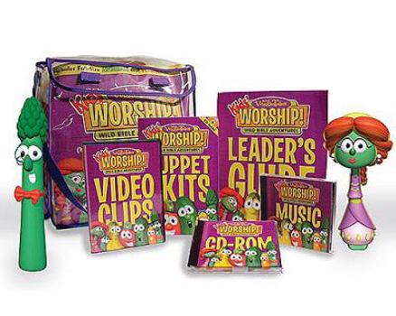 Paperback Veggietales Kids' Worship! Unit 2: Wild Bible Adventures: Children's Church or Large-Group Programming Book