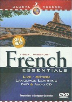 Audio CD Global Access Visual Passport Essentials French: Live - Action Language Learning Book