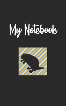 My Notebook: Beaver  Retro And Vintage Style 100 Pages And Lined