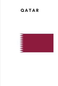 Paperback Qatar: Country Flag A5 Notebook to write in with 120 pages Book