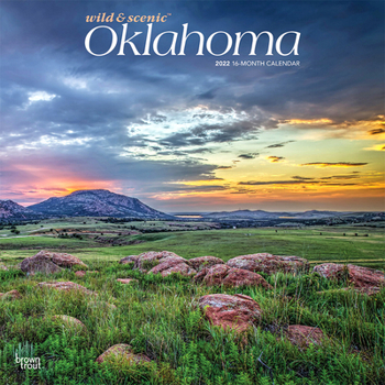 Calendar Oklahoma Wild & Scenic 2022 Square Book