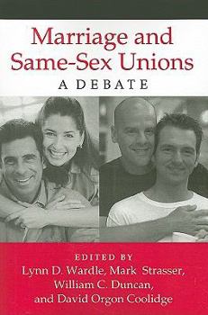 Paperback Marriage and Same-Sex Unions: A Debate Book