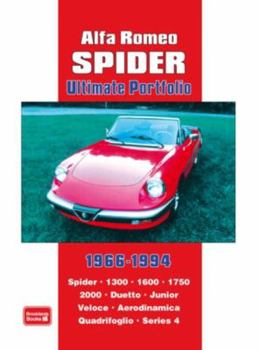 Paperback Alfa Romeo Spider Ultimate Portfolio 1966-1994 Book